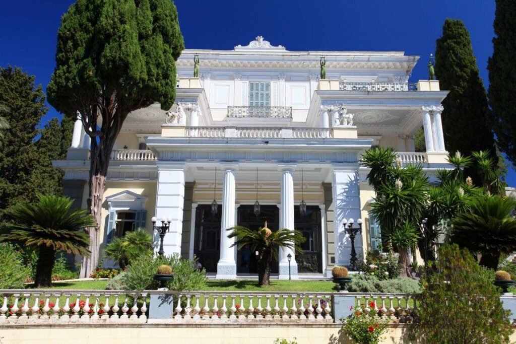 Corfu Achillion Palace Outside