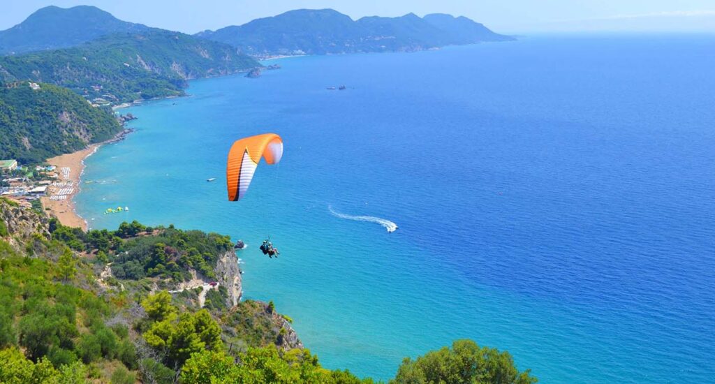 corfu paragliding 3