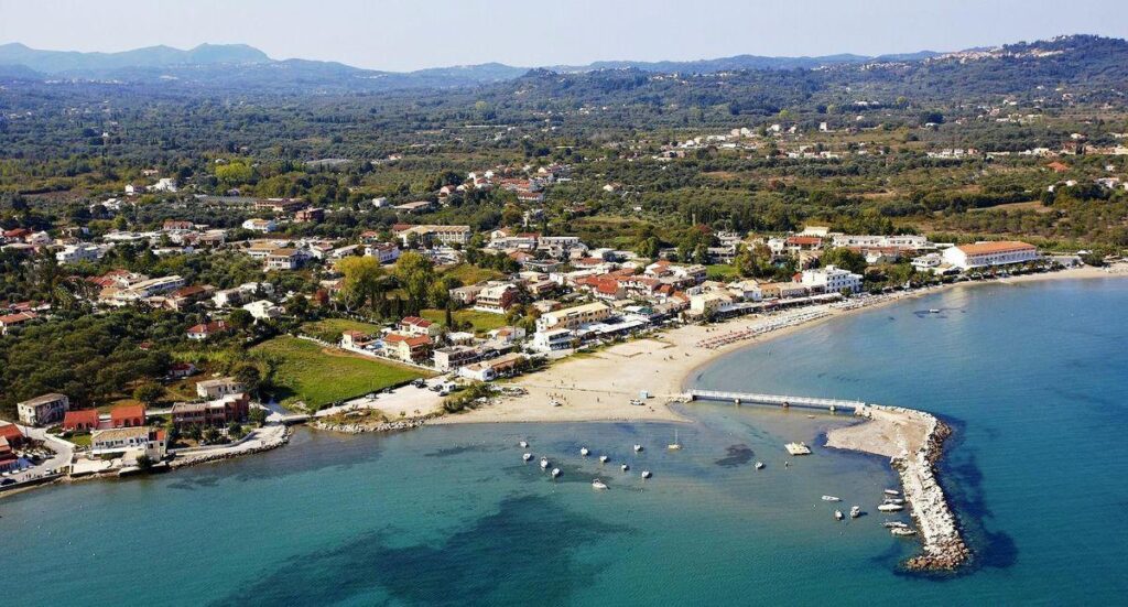 Corfu Roda Aerial View